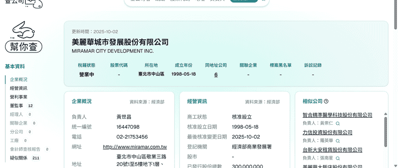 「幫你查」讓查公司登記資訊變簡單，我的打工生涯終於有了靠山